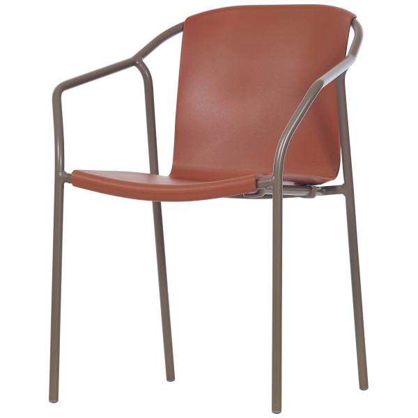 Стілець-крісло Ezpeleta Rod Taupe-Terracota-1