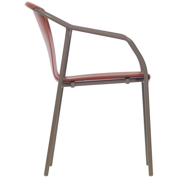 Стілець-крісло Ezpeleta Rod Taupe-Terracota-2