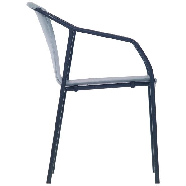 Стул-кресло Ezpeleta Rod Anthracite-Blue grey-2