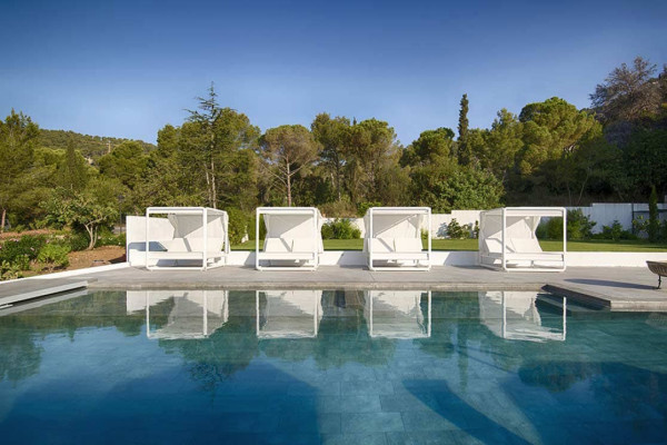 Кровать-шезлонг Ezpeleta Ibiza White/Taupe-3