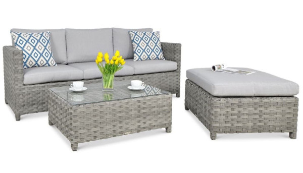 Комплект садовой мебели Focus Garden Marco Caffe Modern Grey-0