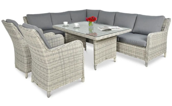 Комплект садовой мебели Focus Garden Maryland White grey-1