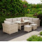 Комплект садовой мебели Focus Garden Moniz Dining Plus Beige-0-thumb