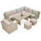 Комплект садовой мебели Focus Garden Moniz Dining Plus Beige-1-thumb