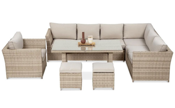 Комплект садовой мебели Focus Garden Moniz Dining Plus Beige-4