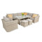 Комплект садовой мебели Focus Garden Moniz Dining Plus Beige-3-thumb