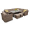 Комплект садовой мебели Focus Garden Moniz Dining Plus Brown-2-thumb