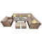 Комплект садовой мебели Focus Garden Moniz Dining Plus Brown-3-thumb