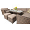 Комплект садовой мебели Focus Garden Moniz Dining Plus Brown-4-thumb