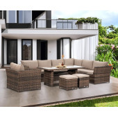 Комплект садовой мебели Focus Garden Moniz Dining Plus Brown