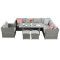 Комплект садовой мебели Focus Garden Moniz Dining Plus Dark grey-2-thumb