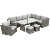 Комплект садовой мебели Focus Garden Moniz Dining Plus Grey