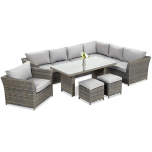 Комплект садових меблів Focus Garden Moniz Dining Plus Grey