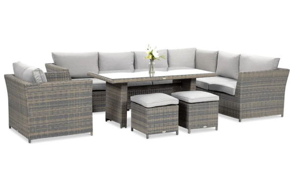 Комплект садових меблів Focus Garden Moniz Dining Plus Grey-2