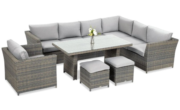 Комплект садових меблів Focus Garden Moniz Dining Plus Grey-1