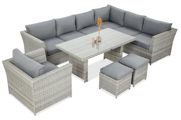 Комплект садовой мебели Focus Garden Moniz Dining Plus Stone Grey-1