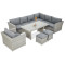 Комплект садовой мебели Focus Garden Moniz Dining Plus Stone Grey-1-thumb