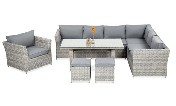 Комплект садовой мебели Focus Garden Moniz Dining Plus Stone Grey-2