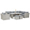 Комплект садовой мебели Focus Garden Moniz Dining Plus Stone Grey-3-thumb