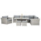 Комплект садовой мебели Focus Garden Moniz Dining Plus Stone Grey-5-thumb