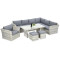 Комплект садовой мебели Focus Garden Moniz Dining Plus White grey-0-thumb