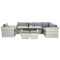 Комплект садовой мебели Focus Garden Moniz Dining Plus White grey-3-thumb