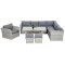 Комплект садовой мебели Focus Garden Moniz Dining Plus White grey-2-thumb