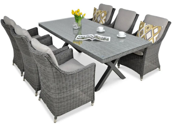 Комплект садових меблів Focus Garden Napoli Dark grey-1