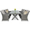 Комплект садовой мебели Focus Garden Napoli Dark grey-3-thumb