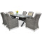 Комплект садовой мебели Focus Garden Napoli Dark grey-2-thumb