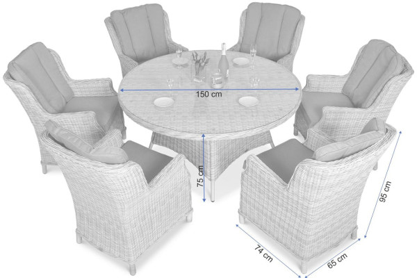 Комплект садовой мебели Focus Garden Ravena Beige-9