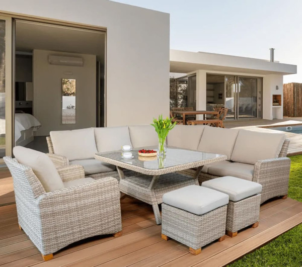 Комплект садовой мебели Focus Garden Toledo Dining Beige-0