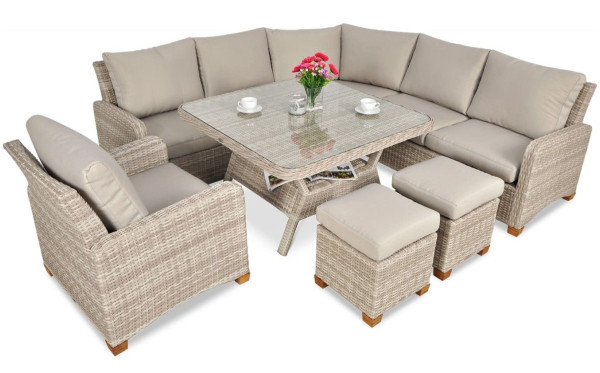 Комплект садовой мебели Focus Garden Toledo Dining Beige-2