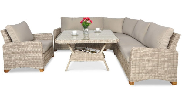 Комплект садовой мебели Focus Garden Toledo Dining Beige-3