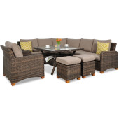 Комплект садовой мебели Focus Garden Toledo Dining Brown