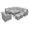 Комплект садовой мебели Focus Garden Toledo Dining Grey-4-thumb
