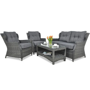 Комплект садових меблів Focus Garden Trivento 2 Dark Grey
