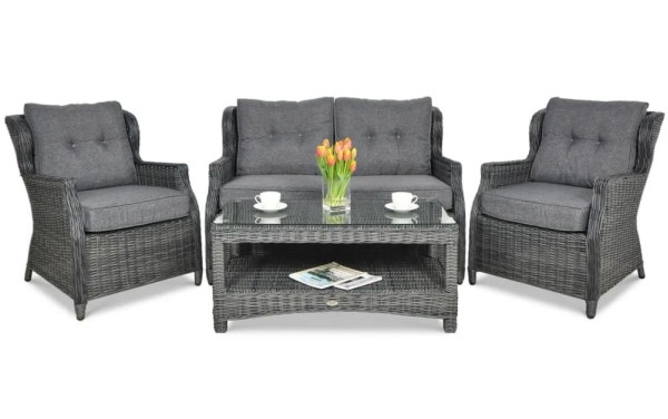 Комплект садовой мебели Focus Garden Trivento 2 Dark Grey-1