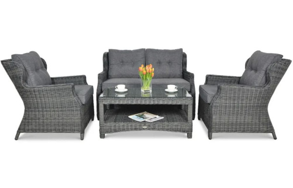 Комплект садовой мебели Focus Garden Trivento 2 Dark Grey-2