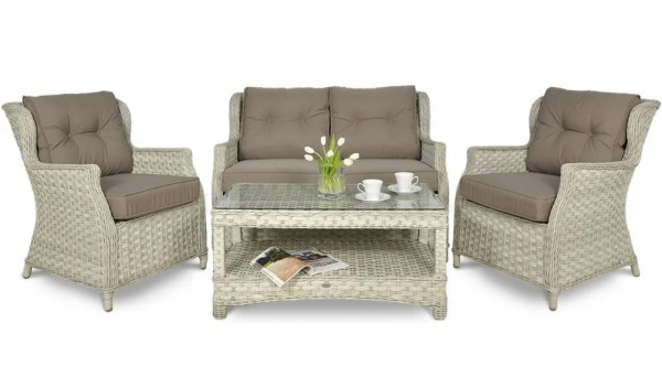 Комплект садових меблів Focus Garden Trivento 2 Melange White-1