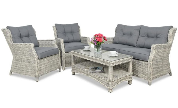 Комплект садових меблів Focus Garden Trivento 2 White Grey-0