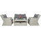 Комплект садовой мебели Focus Garden Trivento 2 White Grey-2-thumb