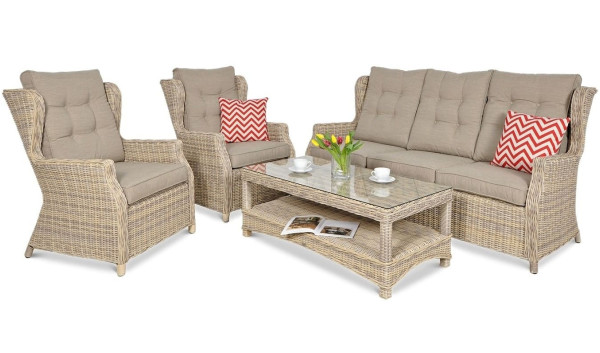 Комплект садових меблів Focus Garden Trivento 3 Beige-0