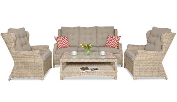 Комплект садових меблів Focus Garden Trivento 3 Beige-2