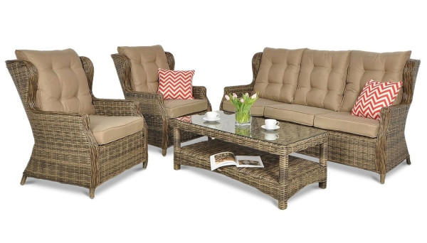 Комплект садових меблів Focus Garden Trivento 3 Brown-0