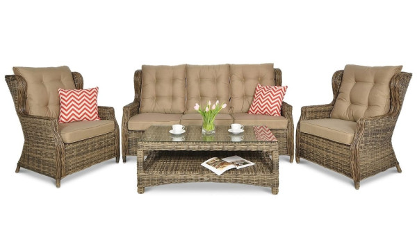 Комплект садових меблів Focus Garden Trivento 3 Brown-1