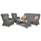 Комплект садовой мебели Focus Garden Trivento 3 Dark Grey-0-thumb
