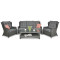 Комплект садовой мебели Focus Garden Trivento 3 Dark Grey-1-thumb