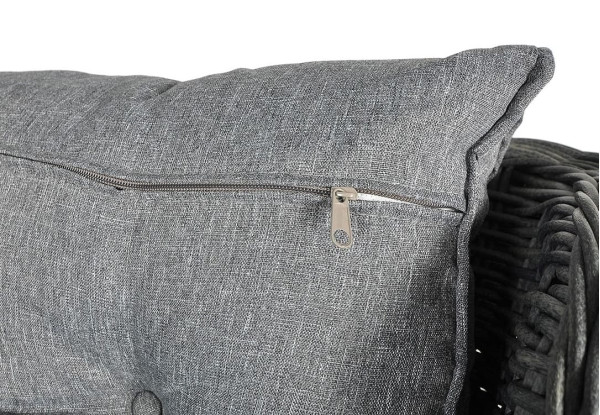 Комплект садовой мебели Focus Garden Trivento 3 Dark Grey-7