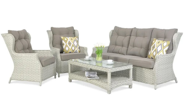 Комплект садових меблів Focus Garden Trivento 3 Melange White-0